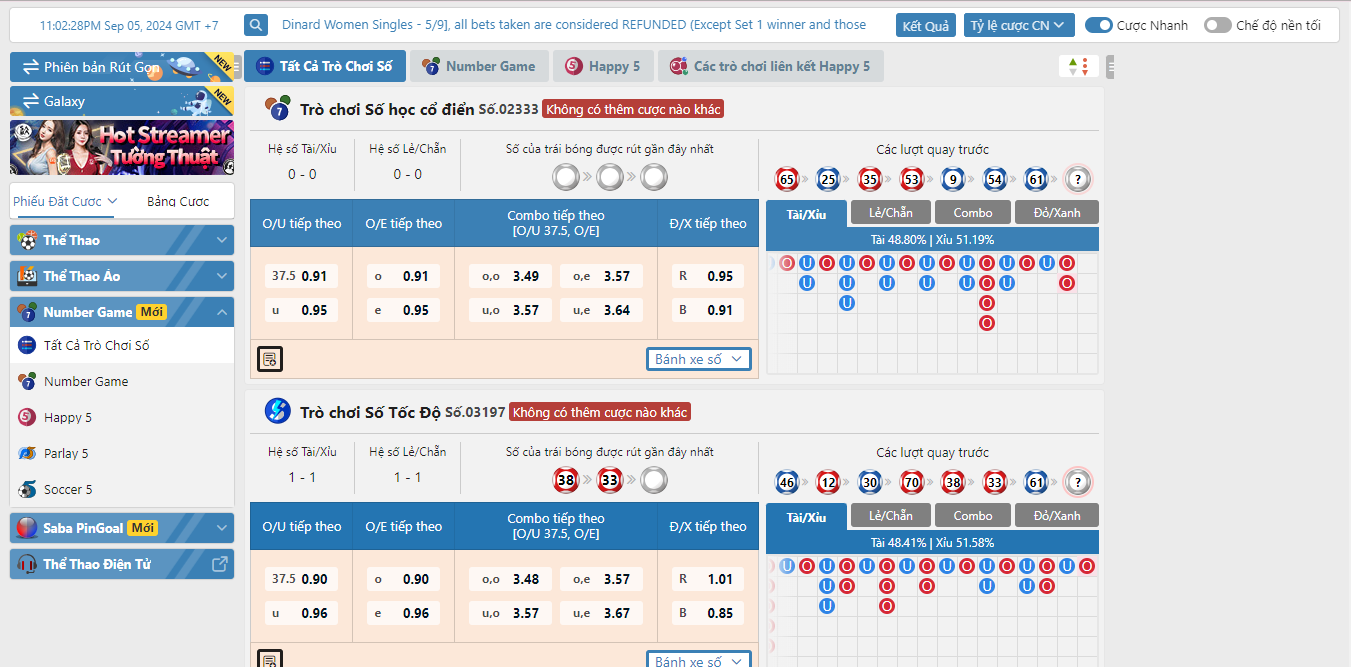 Các bộ môn có sẵn trong i9bet trang chủ